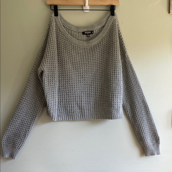 Missguided Gray Sweater - Picture 2 of 6